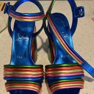 Multicolor Christian Louboutin‘s. Great shape, only worn once